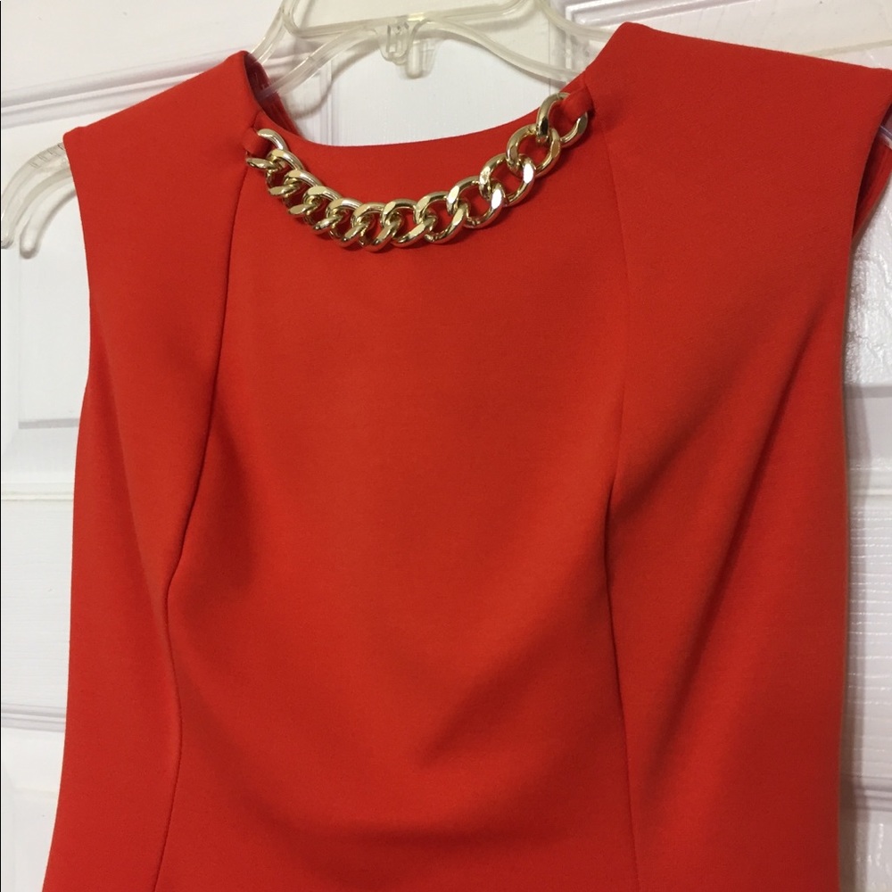 Calvin Klein dress orange size 4